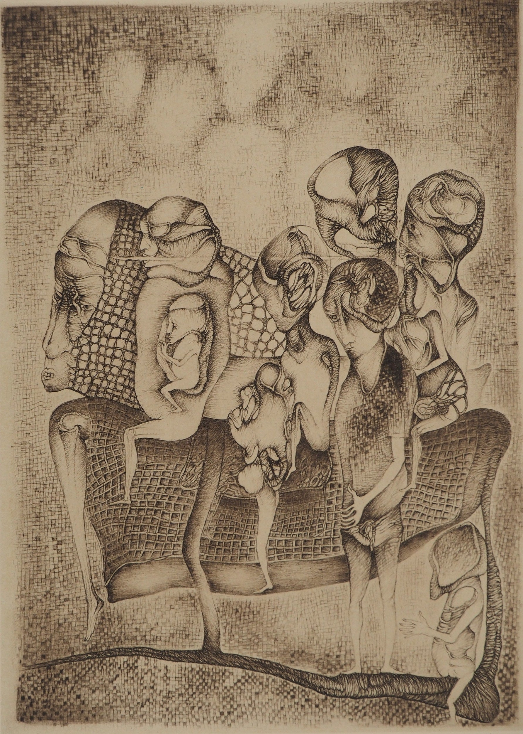 FRED DEUXのアートブック Fred DEUX: Under the gaze of the dead, Original engraving – art.paris