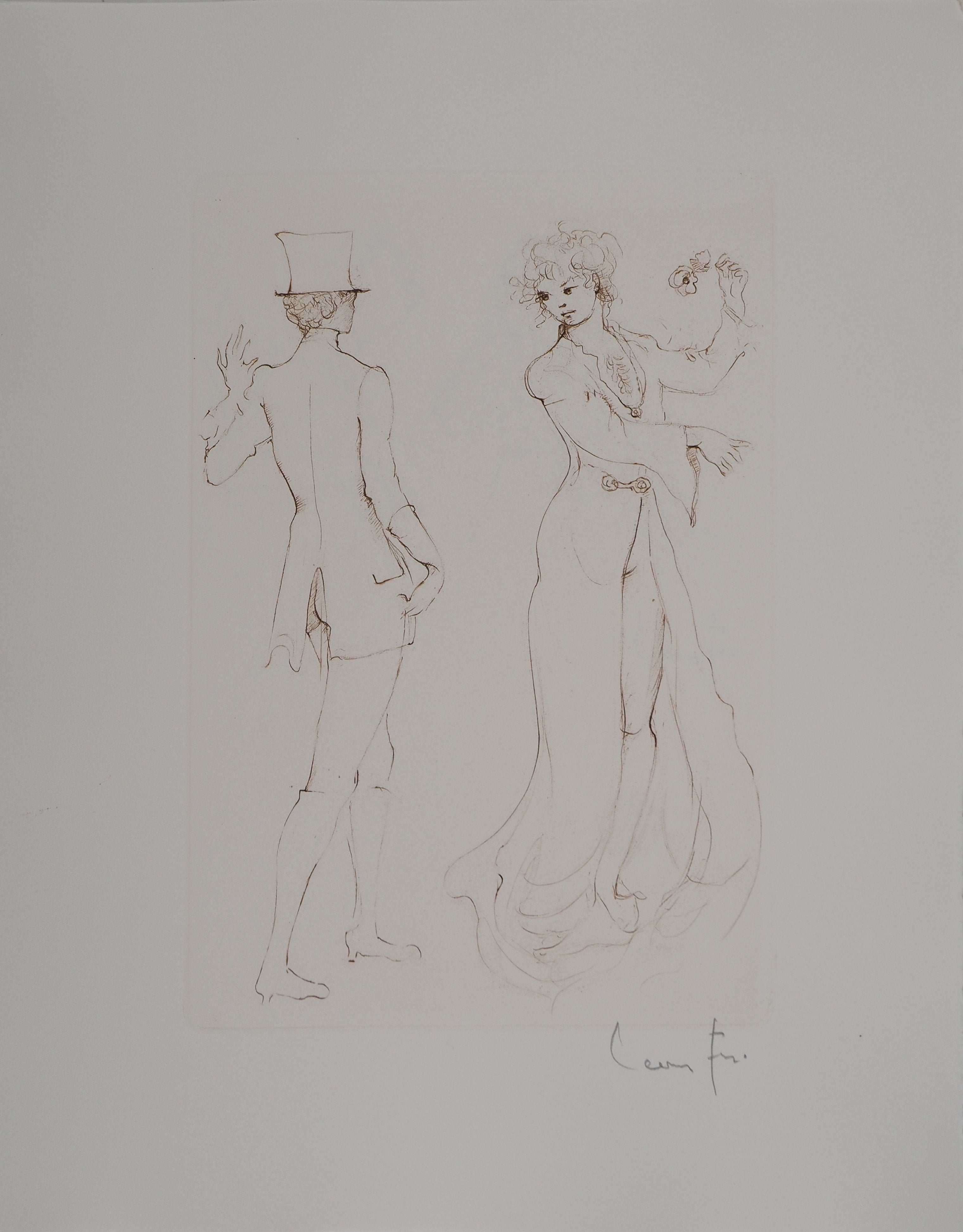 Leonor FINI: Monsieur Venus and a courtesan, Original