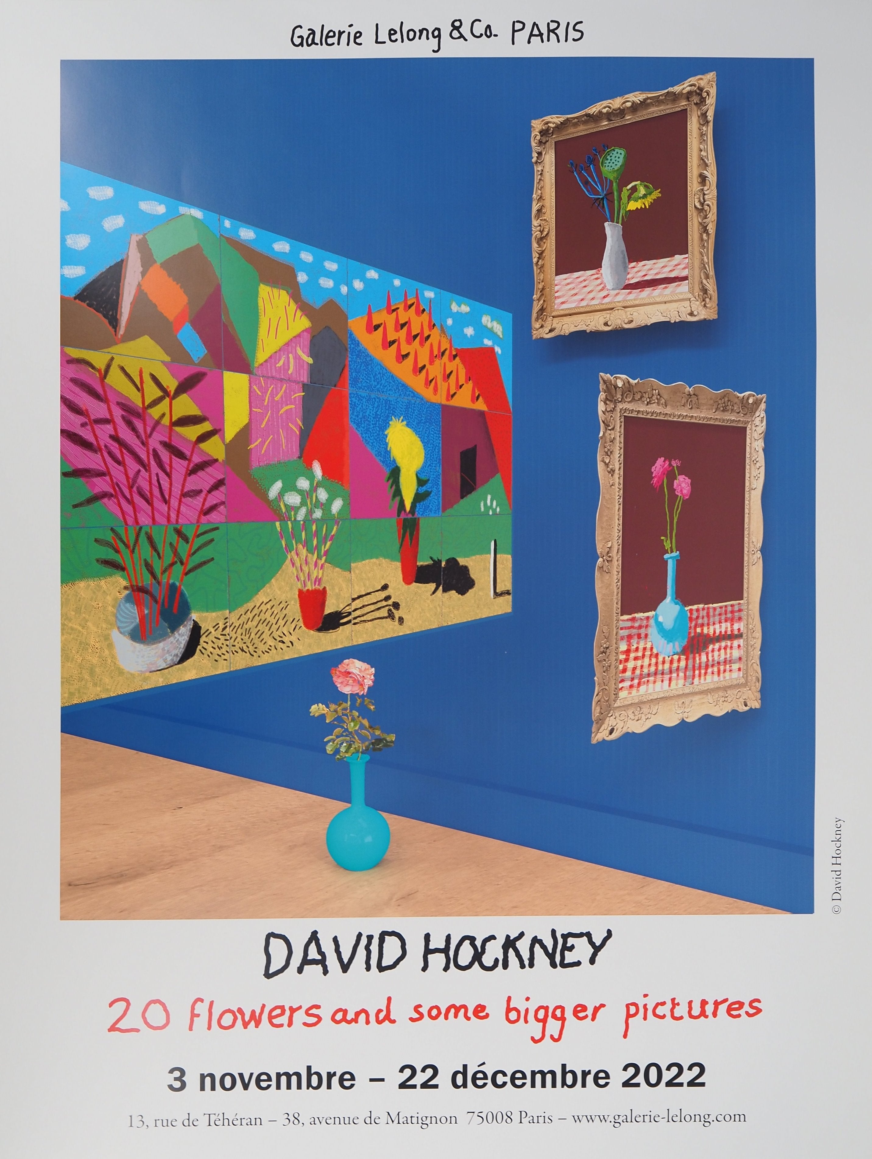 David HOCKNEY: 20 Flowers and Some Bigger Pictures, Original