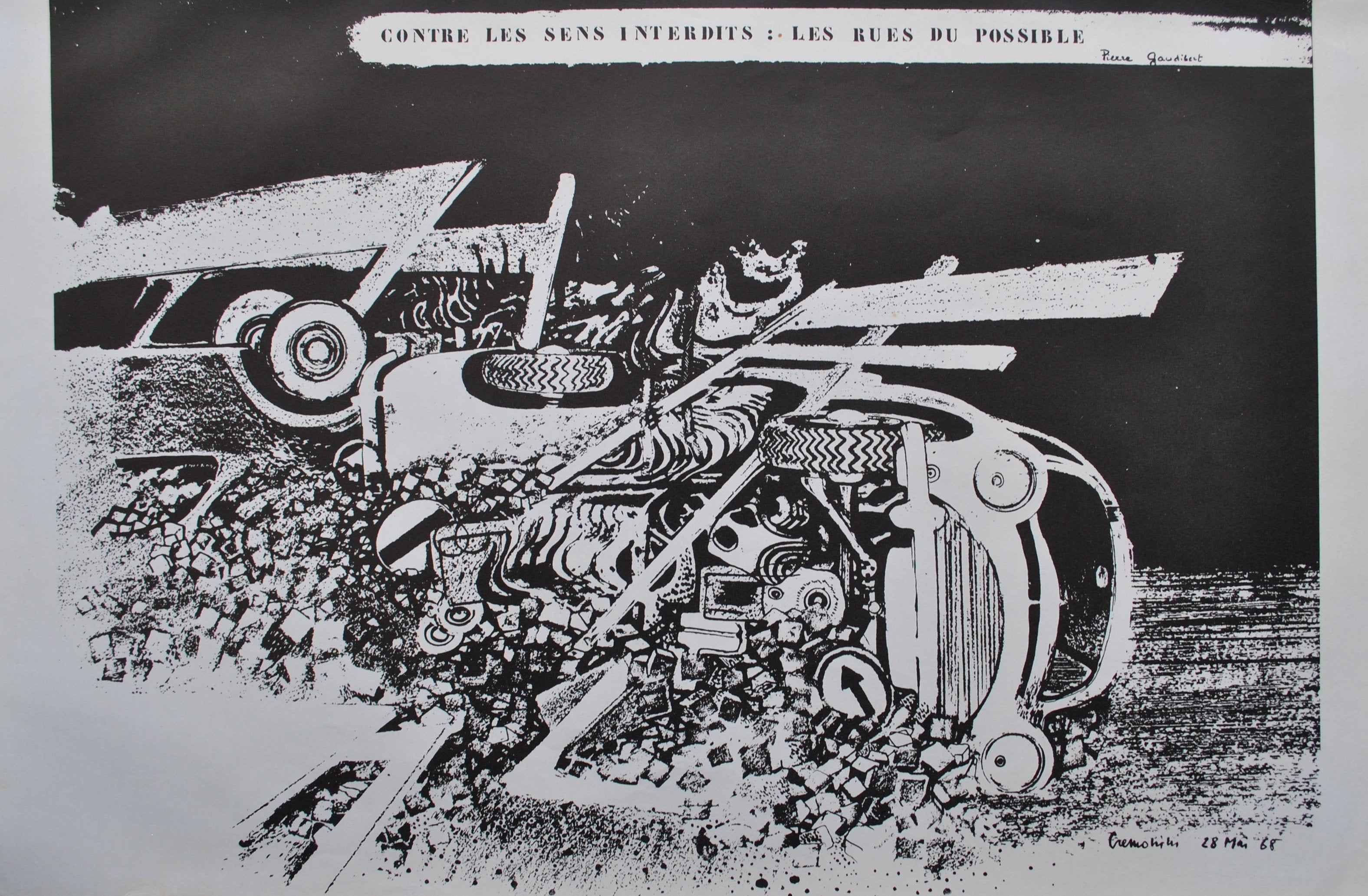 Leonardo CREMONINI: Against No Entry Signs, Original Poster – art