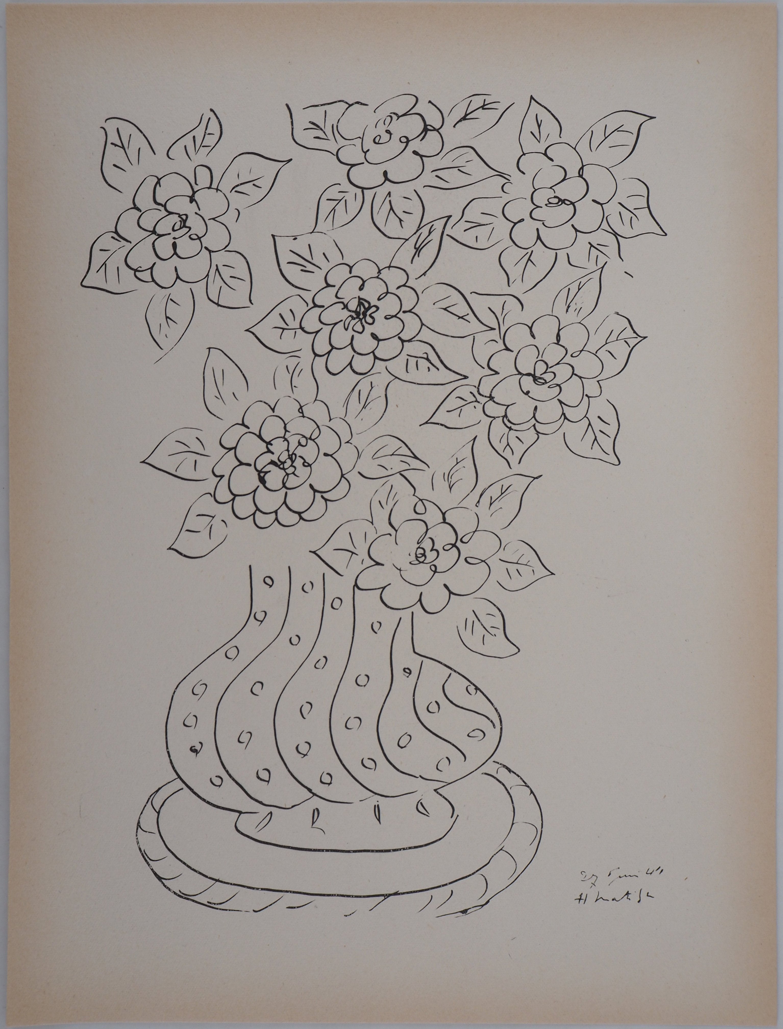 Matisse マティス Fleurs, Feuillages, Dessins Matisse マティス Fleurs, Feuillages, Dessins HENRI MATISSE