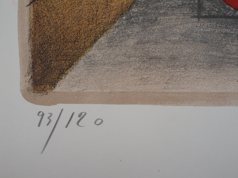 Franz PRIKING : Cheval Fantastique, Lithographie originale signée