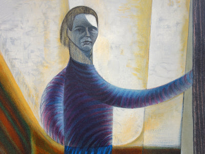 Victor VASARELY : Autoportrait, Lithographie originale signée