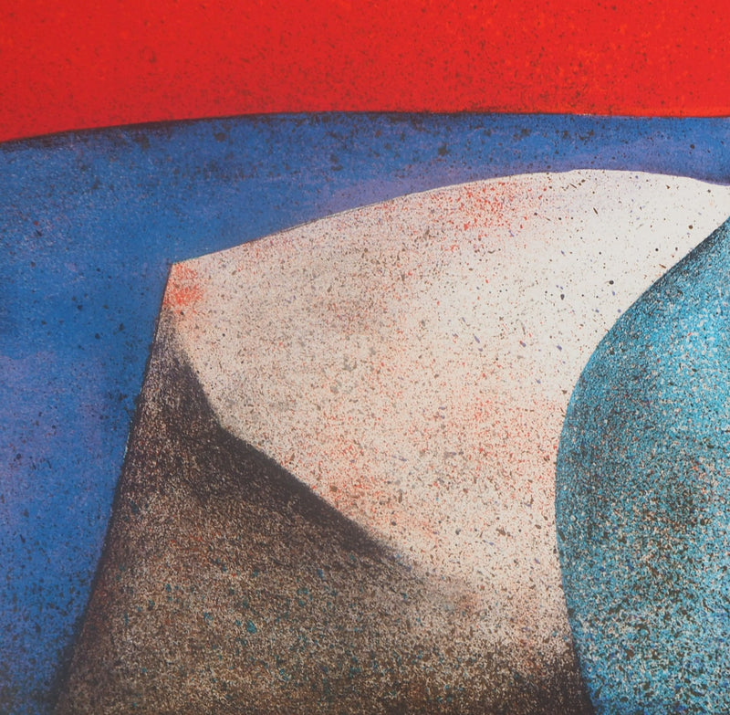 AF Claude GAVEAU, Still life with vase, Original signed lithograph