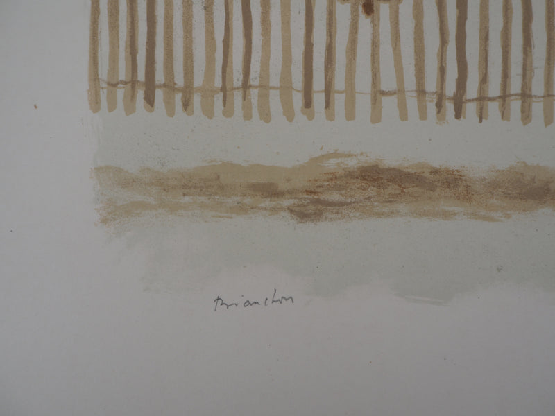 Maurice BRIANCHON : La marre aux corneilles - Lithographie originale signée