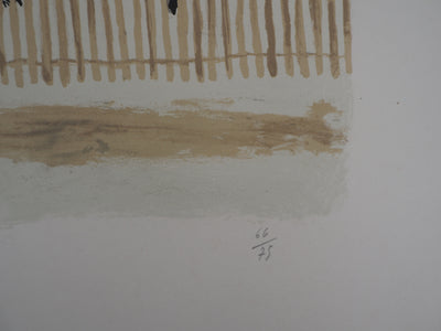 Maurice BRIANCHON : La marre aux corneilles - Lithographie originale signée