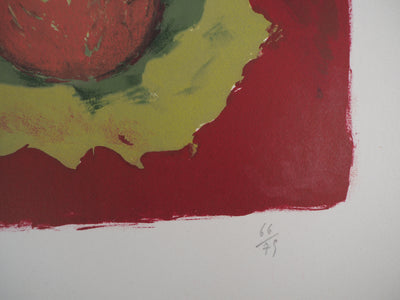 Maurice BRIANCHON : Nature morte fauve - Lithographie originale signée