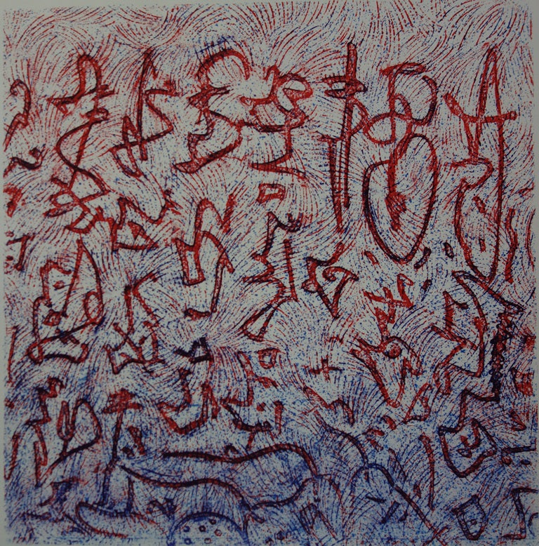 Max ERNST : Surprises du Hasard, Affiche originale (photo de détail 2) - Crédit photo : Galerie Art.Paris