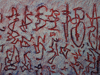 Max ERNST : Surprises du Hasard, Affiche originale (photo de détail 3) - Crédit photo : Galerie Art.Paris