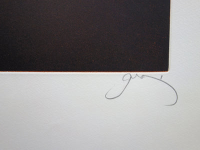 Mario PRASSINOS : L'arbre, Gravure originale (photo de détail 2) - Crédit photo : Galerie Art.Paris