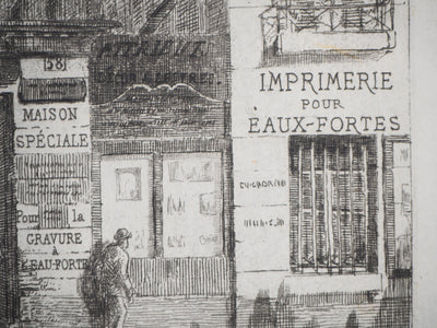 Alfred TAIÉE : Illustration Nouvelle, Gravure originale signée