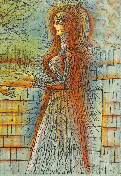 Jean CARZOU : Romance au clair de Lune, Lithographie originale signée