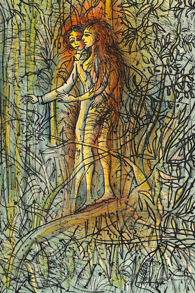 Jean CARZOU : Le poète jaloux, Lithographie originale signée