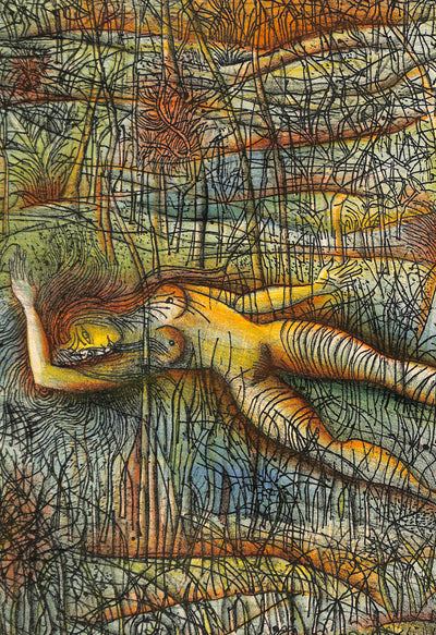 Jean CARZOU : Le repos du Monarque, Lithographie originale signée
