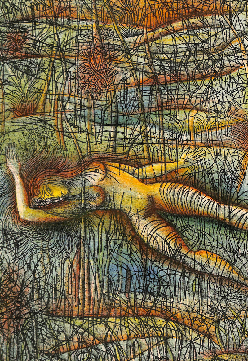 Jean CARZOU : Le repos du Monarque, Lithographie originale signée