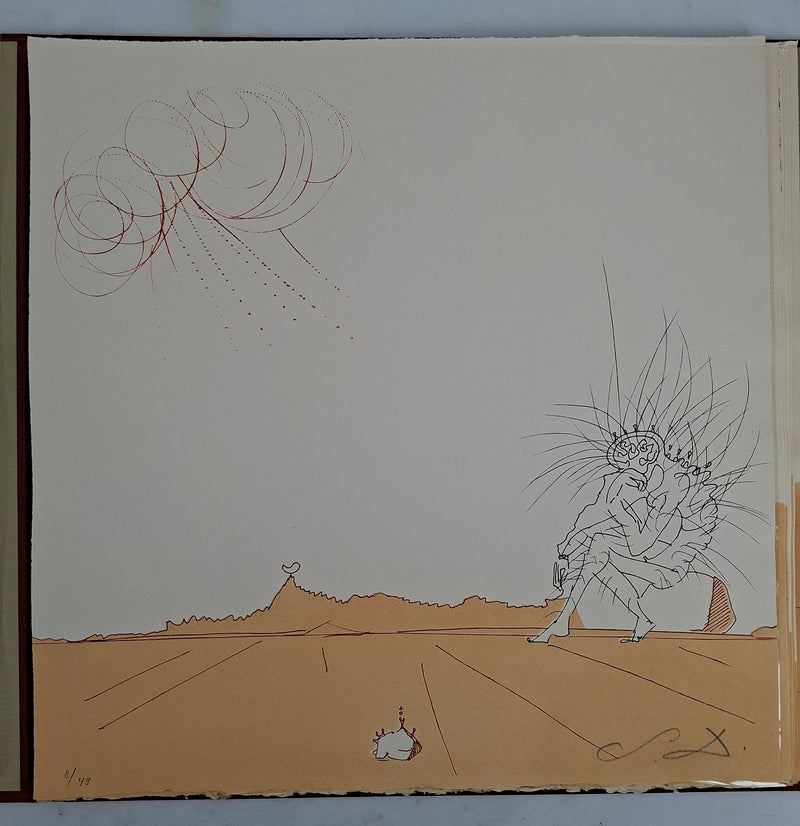 Salvador DALI : 9 Paysages, Ensemble de 9 Gravures originales signées