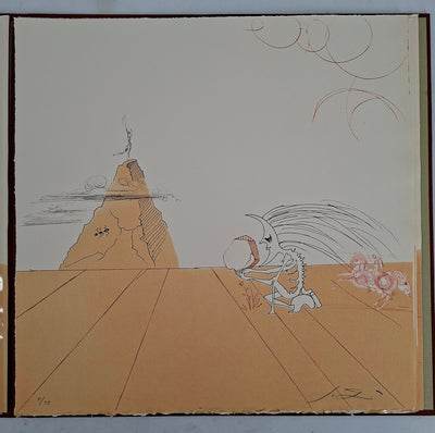 Salvador DALI : 9 Paysages, Ensemble de 9 Gravures originales signées