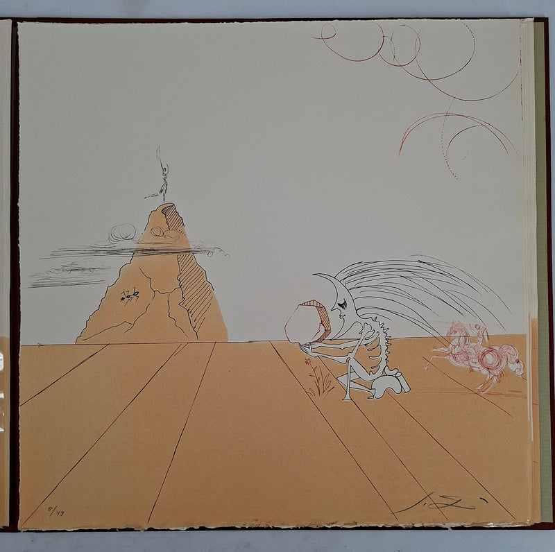 Salvador DALI : 9 Paysages, Ensemble de 9 Gravures originales signées