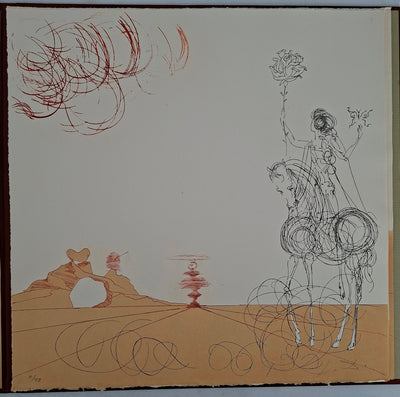 Salvador DALI : 9 Paysages, Ensemble de 9 Gravures originales signées