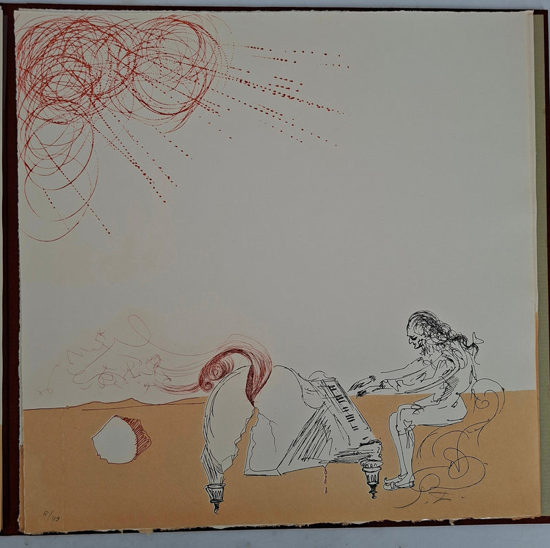 Salvador DALI : 9 Paysages, Ensemble de 9 Gravures originales signées