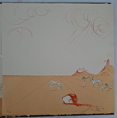 Salvador DALI : 9 Paysages, Ensemble de 9 Gravures originales signées