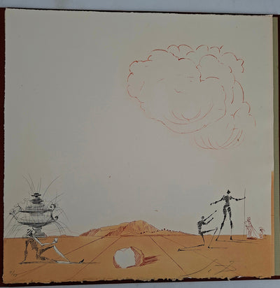 Salvador DALI : 9 Paysages, Ensemble de 9 Gravures originales signées
