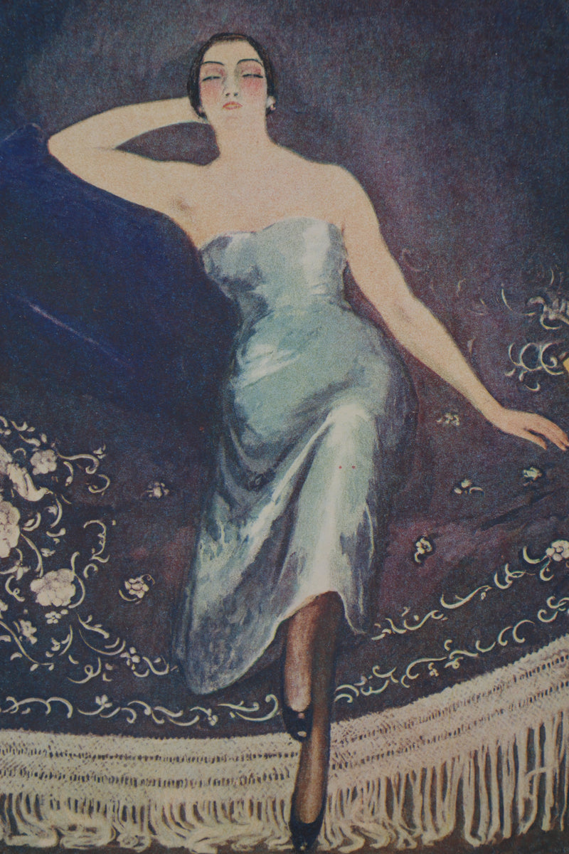 Kees VAN DONGEN : Elégante assoupie, Gravure originale (photo de détail 3) - Crédit photo : Galerie Art.Paris