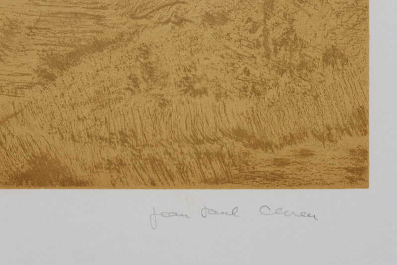 Jean-Paul CLEREN : Femme masquée, Lithographie originale (photo de détail 3) - Crédit photo : Galerie Art.Paris