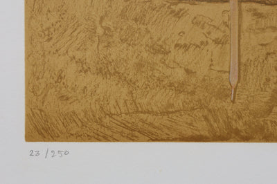Jean-Paul CLEREN : Femme masquée, Lithographie originale (photo de détail 4) - Crédit photo : Galerie Art.Paris
