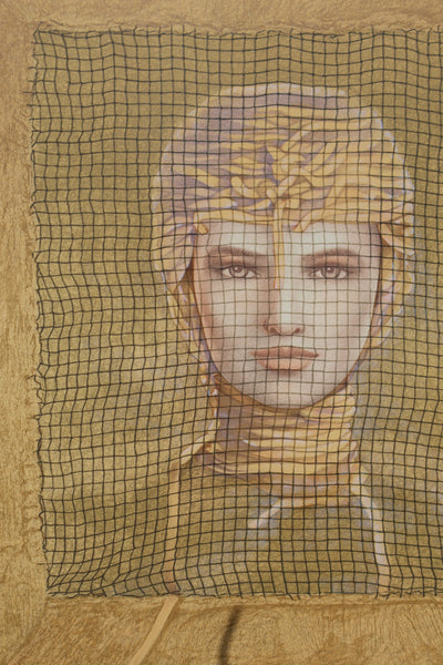 Jean-Paul CLEREN : Femme masquée, Lithographie originale (photo de détail 5) - Crédit photo : Galerie Art.Paris