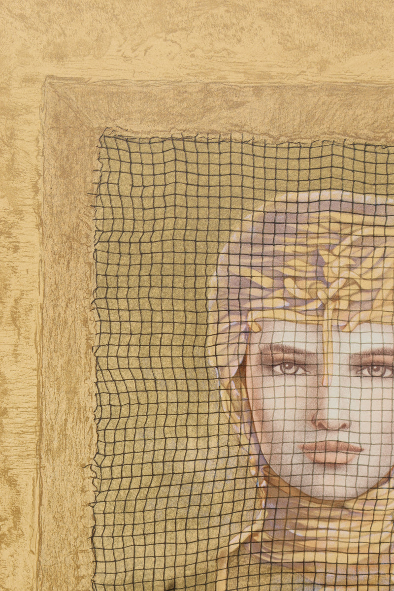 Jean-Paul CLEREN : Femme masquée, Lithographie originale (photo de détail 6) - Crédit photo : Galerie Art.Paris