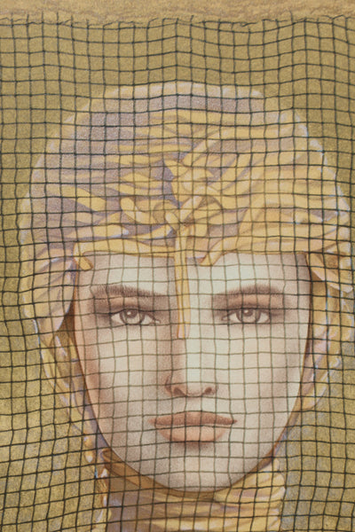 Jean-Paul CLEREN : Femme masquée, Lithographie originale (photo de détail 9) - Crédit photo : Galerie Art.Paris