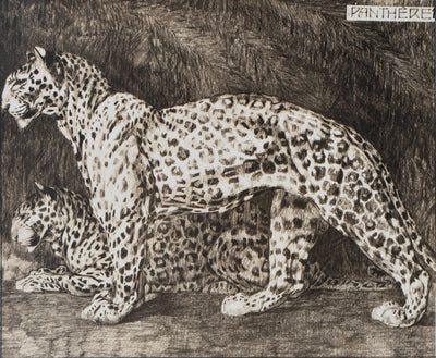 Mathurin MEHEUT : La Panthère, Lithographie
