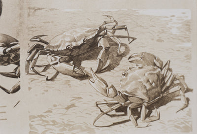 Mathurin MEHEUT : Le Crabe, Lithographie signée