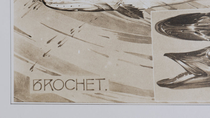 Mathurin MEHEUT : Le Brochet, Lithographie