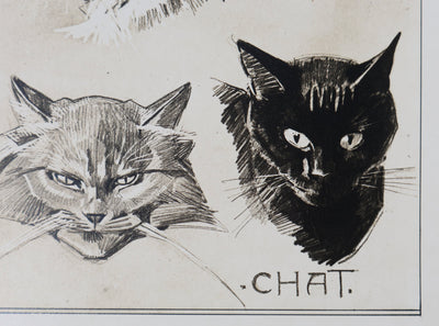 Mathurin MEHEUT : Le Chat, Lithographie