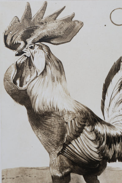 Mathurin MEHEUT : Le Coq, Lithographie signée