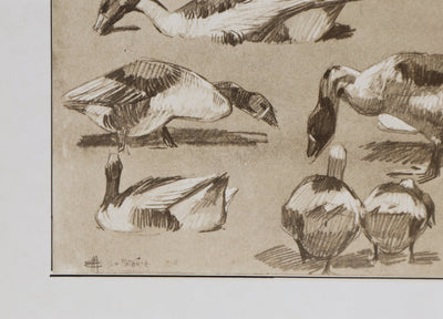Mathurin MEHEUT : L'Oie, Lithographie signée