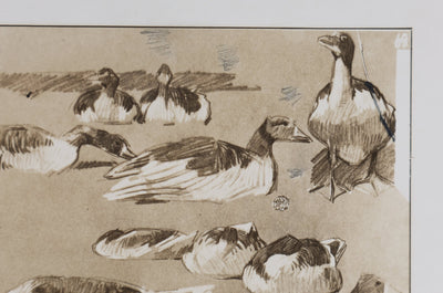 Mathurin MEHEUT : L'Oie, Lithographie signée