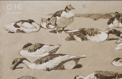 Mathurin MEHEUT : L'Oie, Lithographie signée