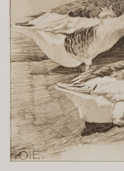 Mathurin MEHEUT : L'Oie, Lithographie signée