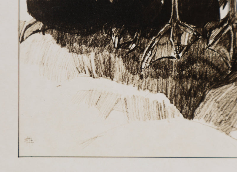 Mathurin MEHEUT : Le Cormoran, Lithographie signée