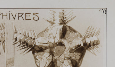 Mathurin MEHEUT : L'Ophivre , Lithographie