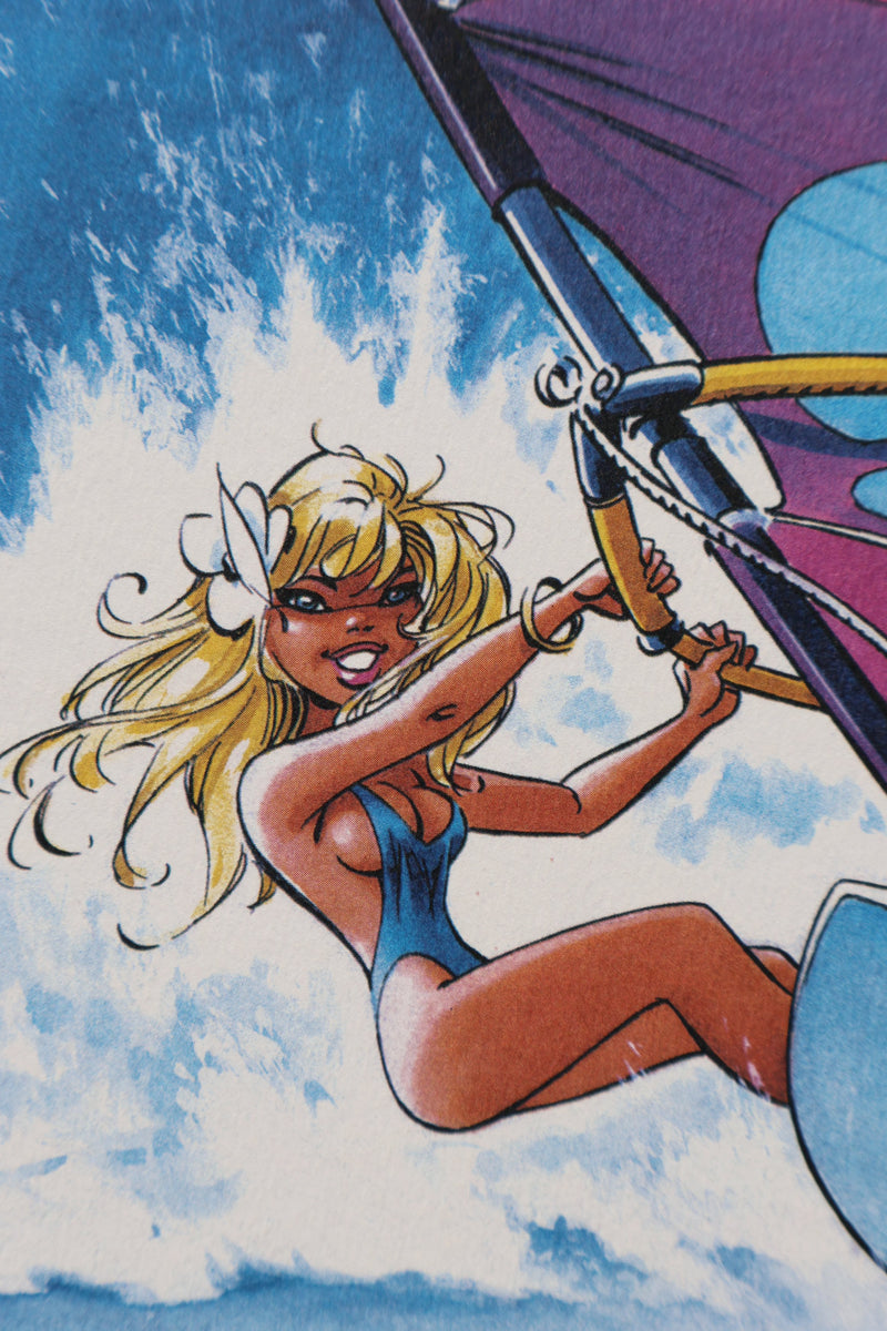 DANY : Planche à voile, Ex libris signé
