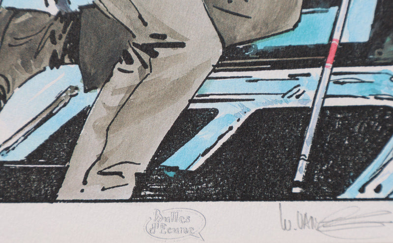 William VANCE : Agent XIII, Ex libris signé