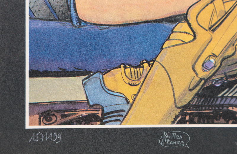 J.C MÉZIÈRES : Cosmo‑Gardienne, Ex libris signé