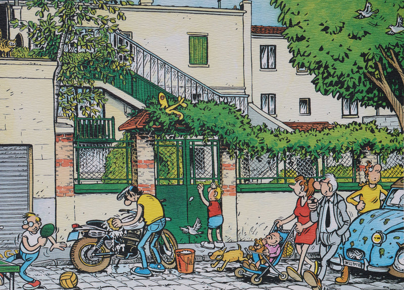 Franck MARGERIN : Quartier Libre, Ex Libris signé