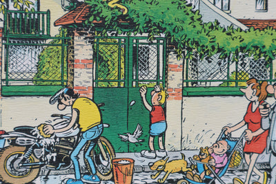 Franck MARGERIN : Quartier Libre, Ex Libris signé