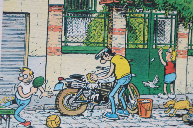 Franck MARGERIN : Quartier Libre, Ex Libris signé