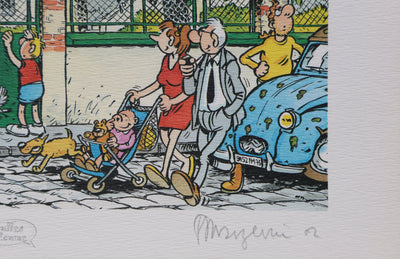 Franck MARGERIN : Quartier Libre, Ex Libris signé